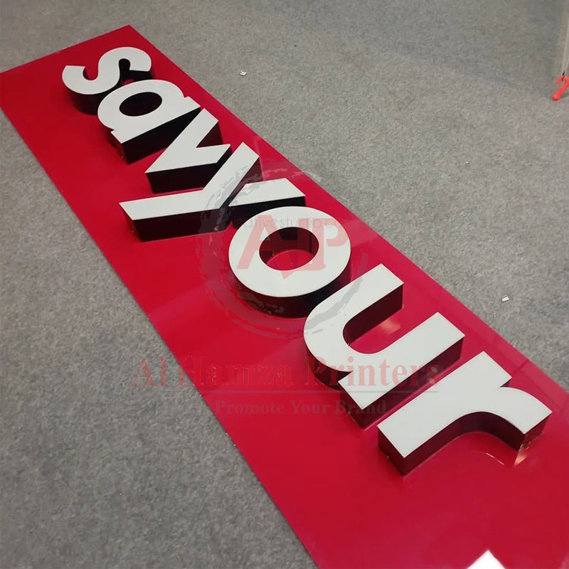 3D Alphabets Signs